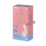 Vibromasseur à pression d’air Satisfyer, vibromasseur double, Supernova, vibromasseur double à insertion et impulsions d’air, ancien modèle, Satisfyer – Image 4