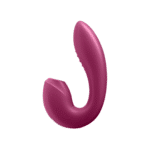 Satisfyer stimulateur à ondes d’air – stimulateur double – Sunray - Stimulateur double à ondes d’air avec insertion - Berry Satisfyer – Image 2