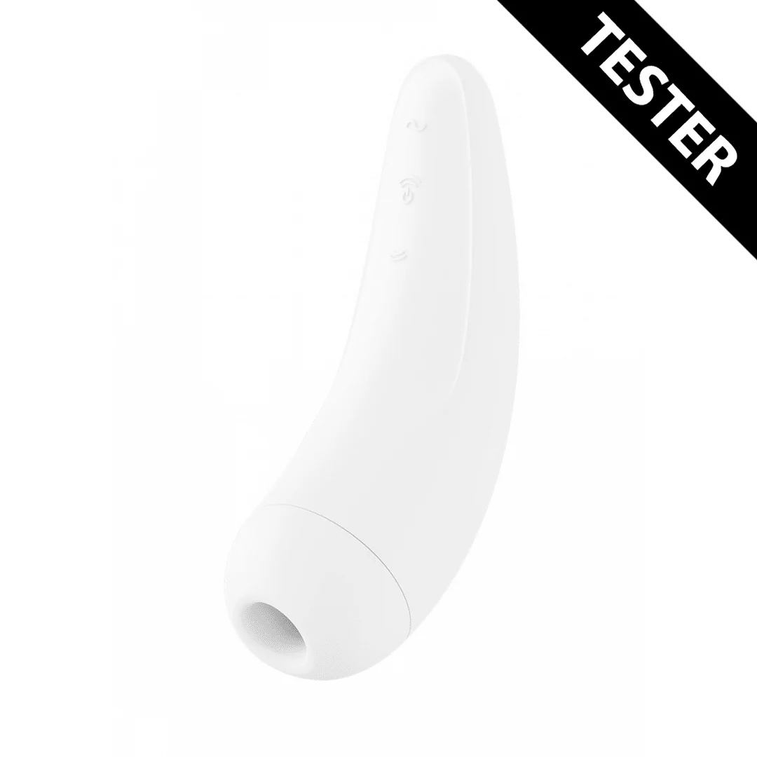 Satisfyer, vibromasseur à air pulsé et stimulateur clitoridien Curvy 2Plus, stimulateur à impulsions d’air et vibrations, testeur Satisfyer – Image 2