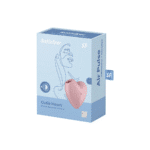 Stimulateur à pression d’air Satisfyer – Stimulateur clitoridien – Cutie Heart - Air Pulse Stimulator and Vibration - Light Satisfyer