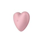 Stimulateur à pression d’air Satisfyer – Stimulateur clitoridien – Cutie Heart - Air Pulse Stimulator and Vibration - Light Satisfyer – Image 3