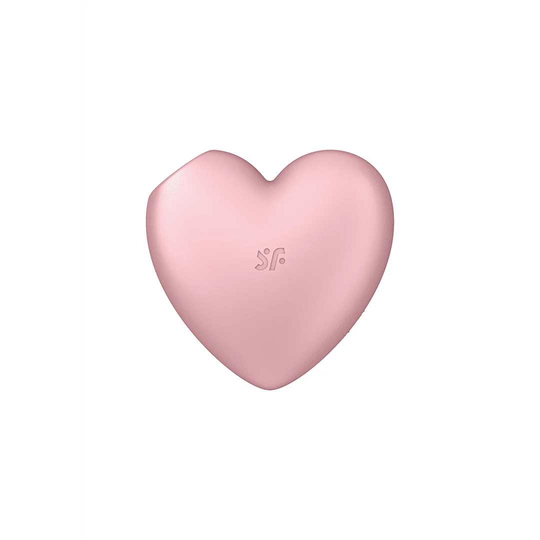 Stimulateur à pression d’air Satisfyer – Stimulateur clitoridien – Cutie Heart - Air Pulse Stimulator and Vibration - Light Satisfyer – Image 6