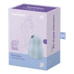 Stimulateur à ondes d’air Satisfyer – Vibrateur double – Pro to Go 1 - Double Air Pulse Vibrator - Azul Satisfyer