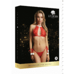 Ensemble de lingerie séduisant à l’esprit d’ange des neiges, pour toutes les courbes – Le Desir