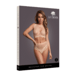Ensemble de lingerie avec détails en résille et ouverture en goutte pour une silhouette séduisante aux courbes généreuses – LIN – Image 19