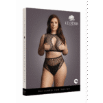 Ensemble de lingerie avec détails en résille et ouverture en goutte pour une silhouette séduisante aux courbes généreuses – LIN – Image 13