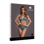 Ensemble de lingerie avec détails en résille et ouverture en goutte pour une silhouette séduisante aux courbes généreuses – LIN – Image 25