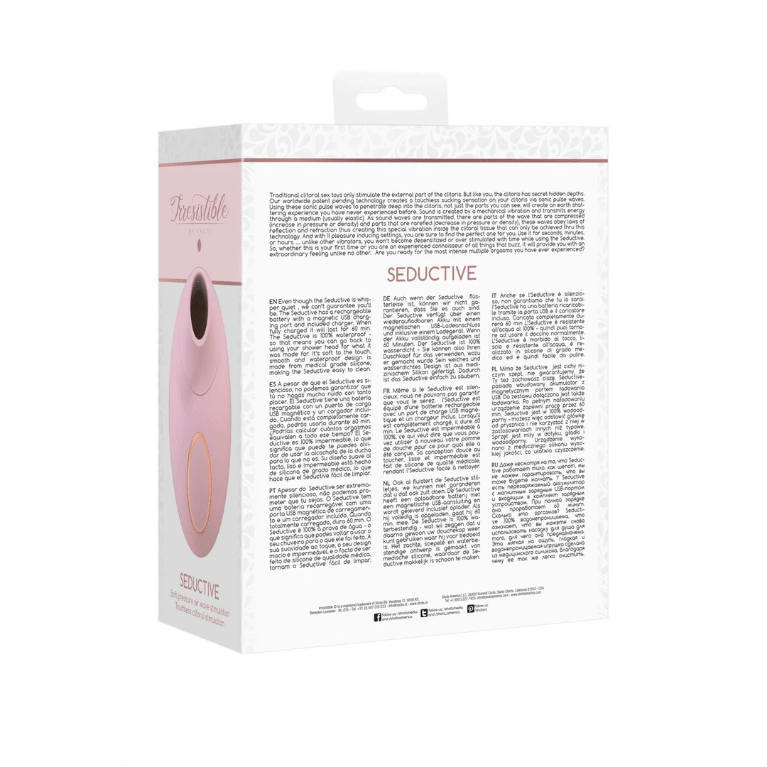 Stimulateur clitoridien avec technologie Airwave sans contact – Testeur Irresistible by Shots – Image 13