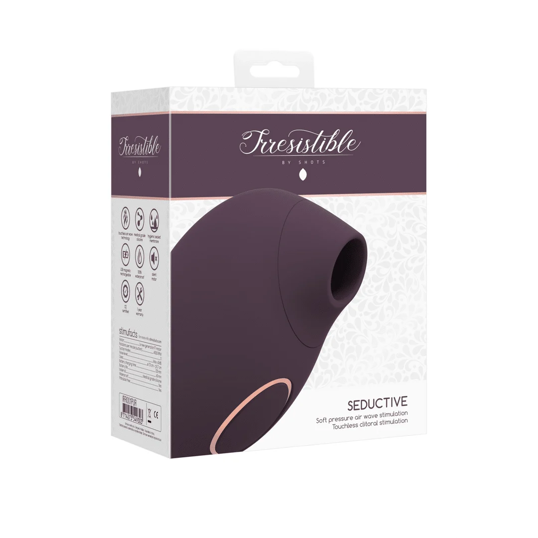 Stimulateur clitoridien avec technologie Airwave sans contact – Testeur Irresistible by Shots – Image 18