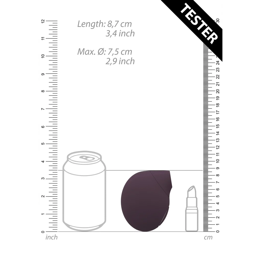 Stimulateur clitoridien avec technologie Airwave sans contact – Testeur Irresistible by Shots – Image 6