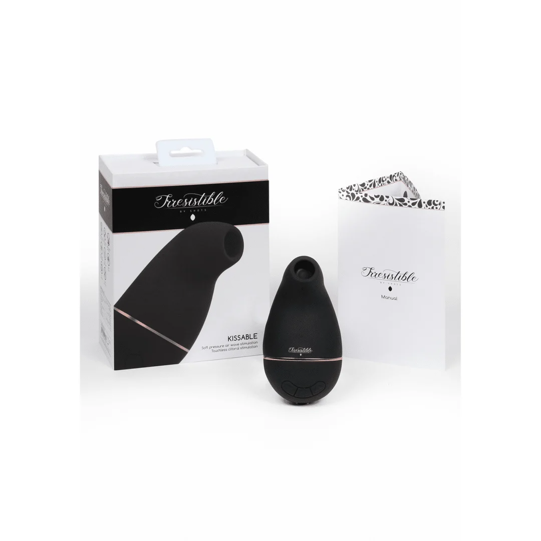 Vibromasseur à pression d’air – Stimulateur de clitoris – Kissable - Vibromasseur aspirant Irresistible by Shots – Image 3