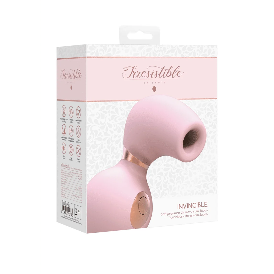 Stimulateur clitoridien avec 10 vitesses – Irresistible Irrésistible Rose Testeur Irresistible by Shots – Image 12
