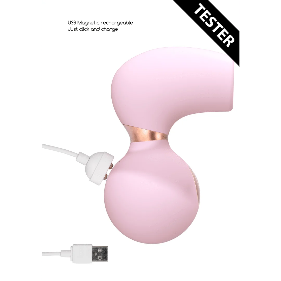 Stimulateur clitoridien avec 10 vitesses – Irresistible Irrésistible Rose Testeur Irresistible by Shots – Image 4