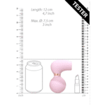 Stimulateur clitoridien avec 10 vitesses – Irresistible Irrésistible Rose Testeur Irresistible by Shots – Image 6