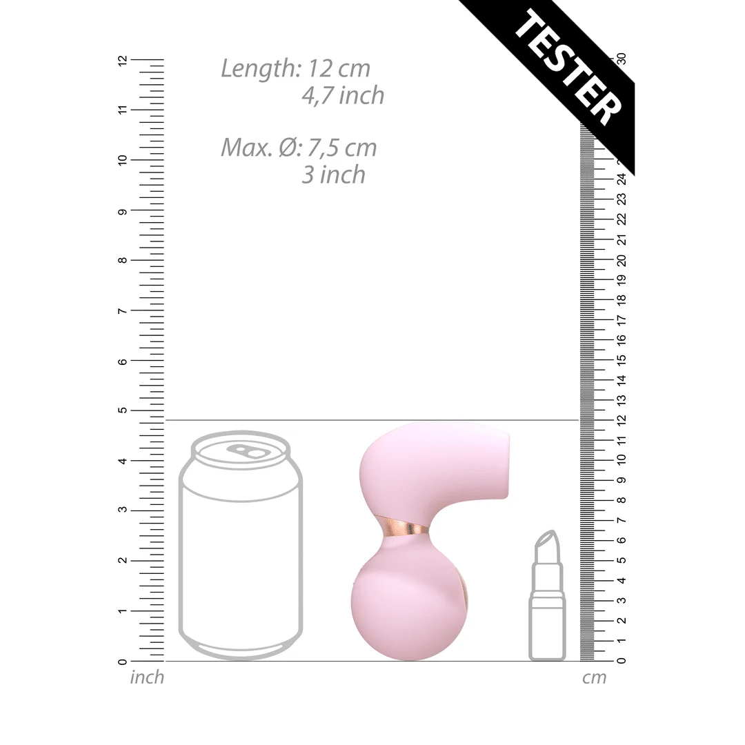 Stimulateur clitoridien avec 10 vitesses – Irresistible Irrésistible Rose Testeur Irresistible by Shots – Image 6