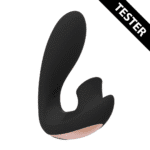 Stimulateur du point G avec 10 modes de vibration, testeur noir Irresistible by Shots – Image 5