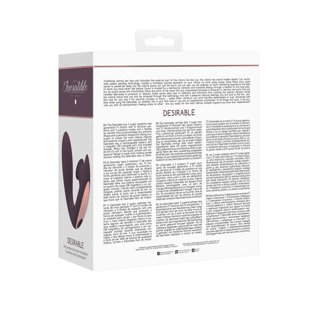 Stimulateur du point G avec 10 modes de vibration, testeur noir Irresistible by Shots – Image 19
