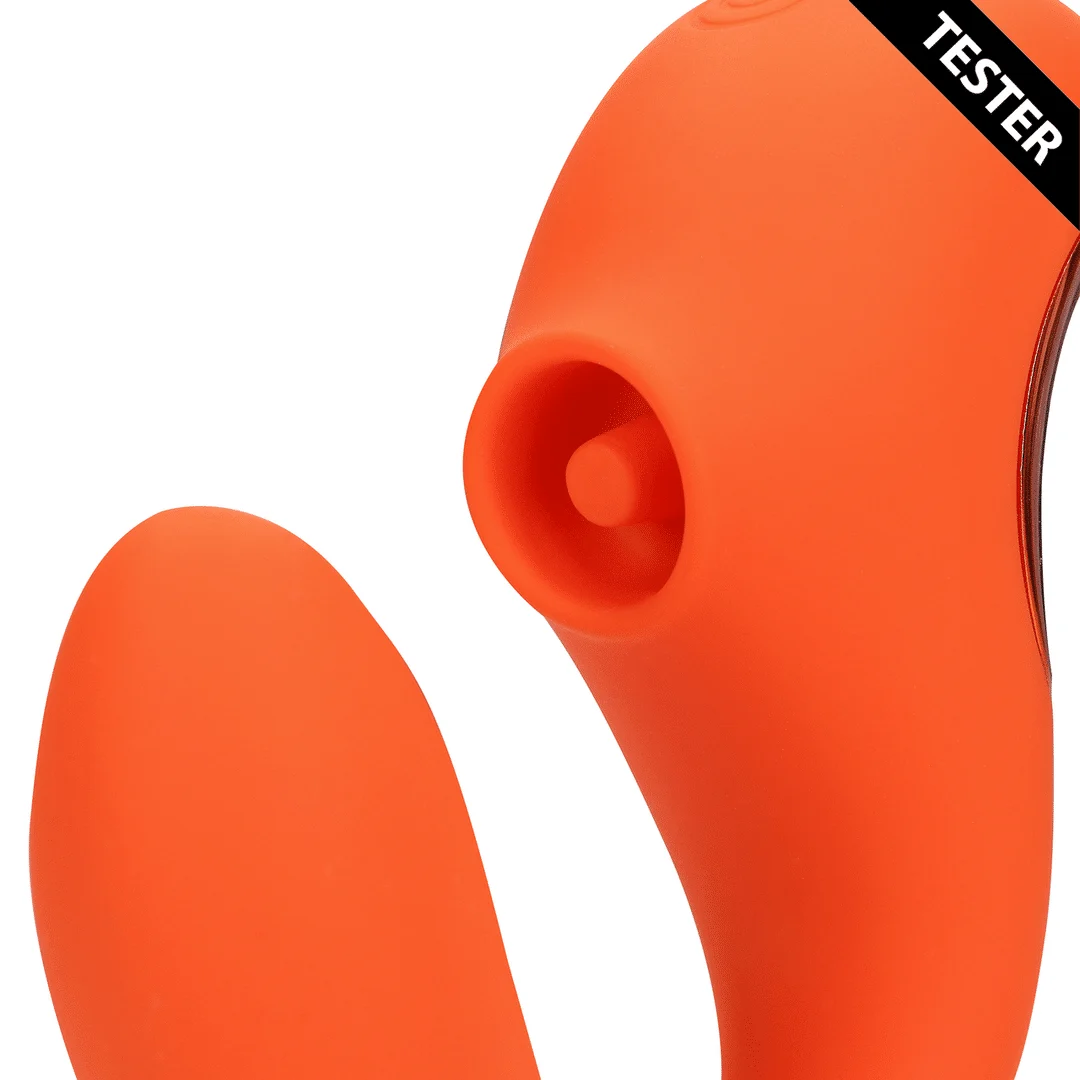 Vibromasseur à pression d’air – Vibromasseur point G – Vibromasseur point G avec pulse wave clitoridienne – Untamed Orange Loveline by Shots – Image 10