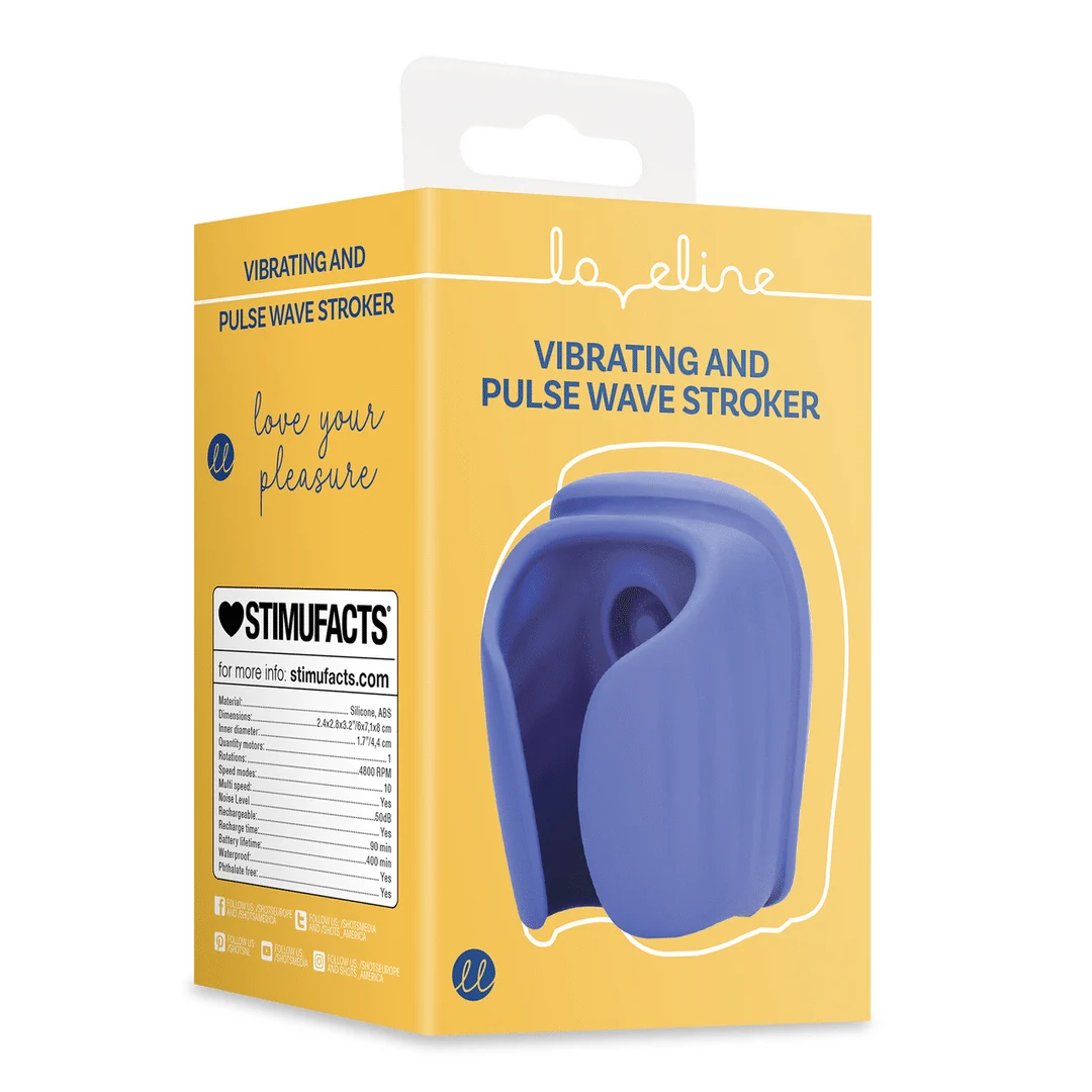 Vibromasseur à ondes de pression, stimulateur clitoridien, masturbateur vibrant Pulse Wave, Midnight Hour Loveline by Shots