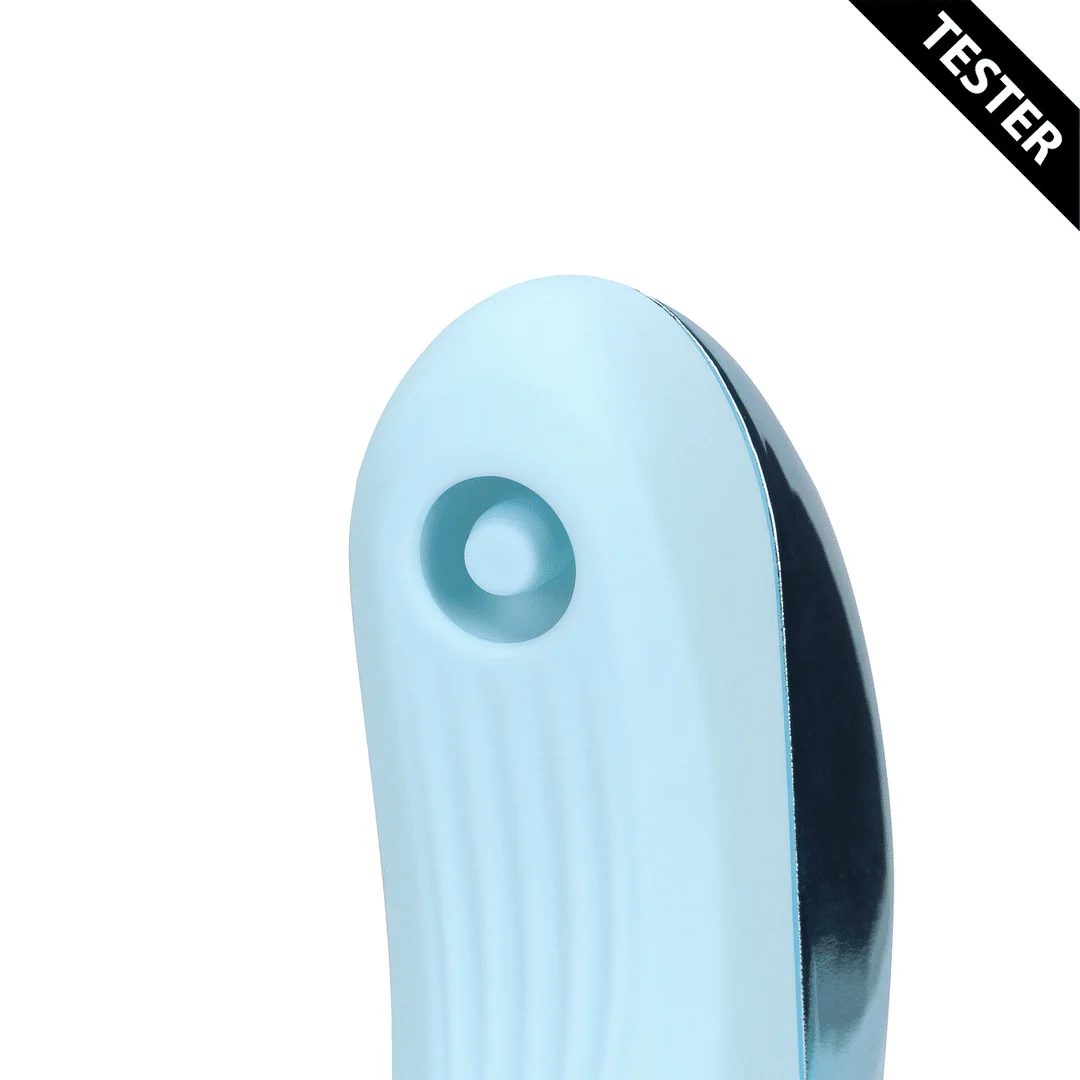 Stimulateur clitoridien à stimulation par ondes pulsées – Arctic Blue Loveline by Shots – Image 3