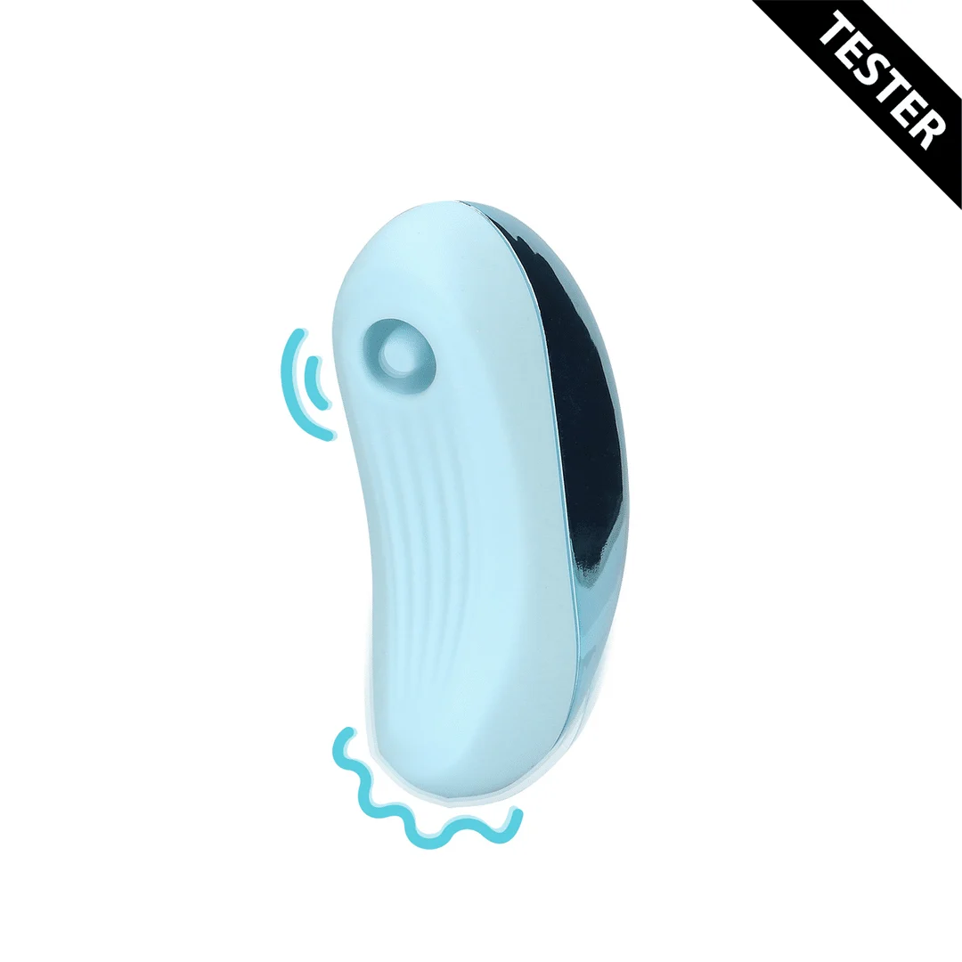 Stimulateur clitoridien à stimulation par ondes pulsées – Arctic Blue Loveline by Shots – Image 5