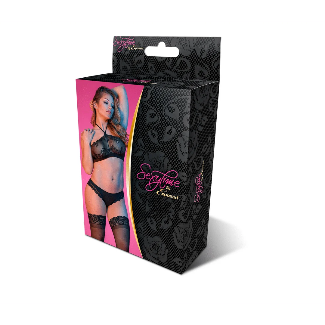 Ensemble bandeau Magic Silk avec liens tour de cou – Image 13