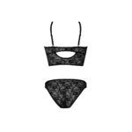 Bralette et culotte en dentelle Magic Silk, noir, 2X – Image 11