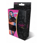 Haut tour de cou et minijupe en résille à pois Magic Silk