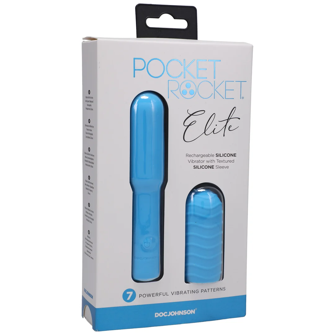 0376-10-BX-2 Mini vibrator Doc Johnson Pocket Rocket Elite – Image 1