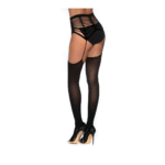 Collant cage à effet porte jarretelles pour un look lingerie sexy – Dreamgirl