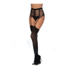 Collant cage à effet porte jarretelles pour un look lingerie sexy – Dreamgirl – Image 2