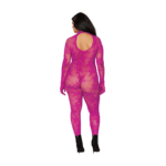 Body résille Dreamgirl avec gants à doigts