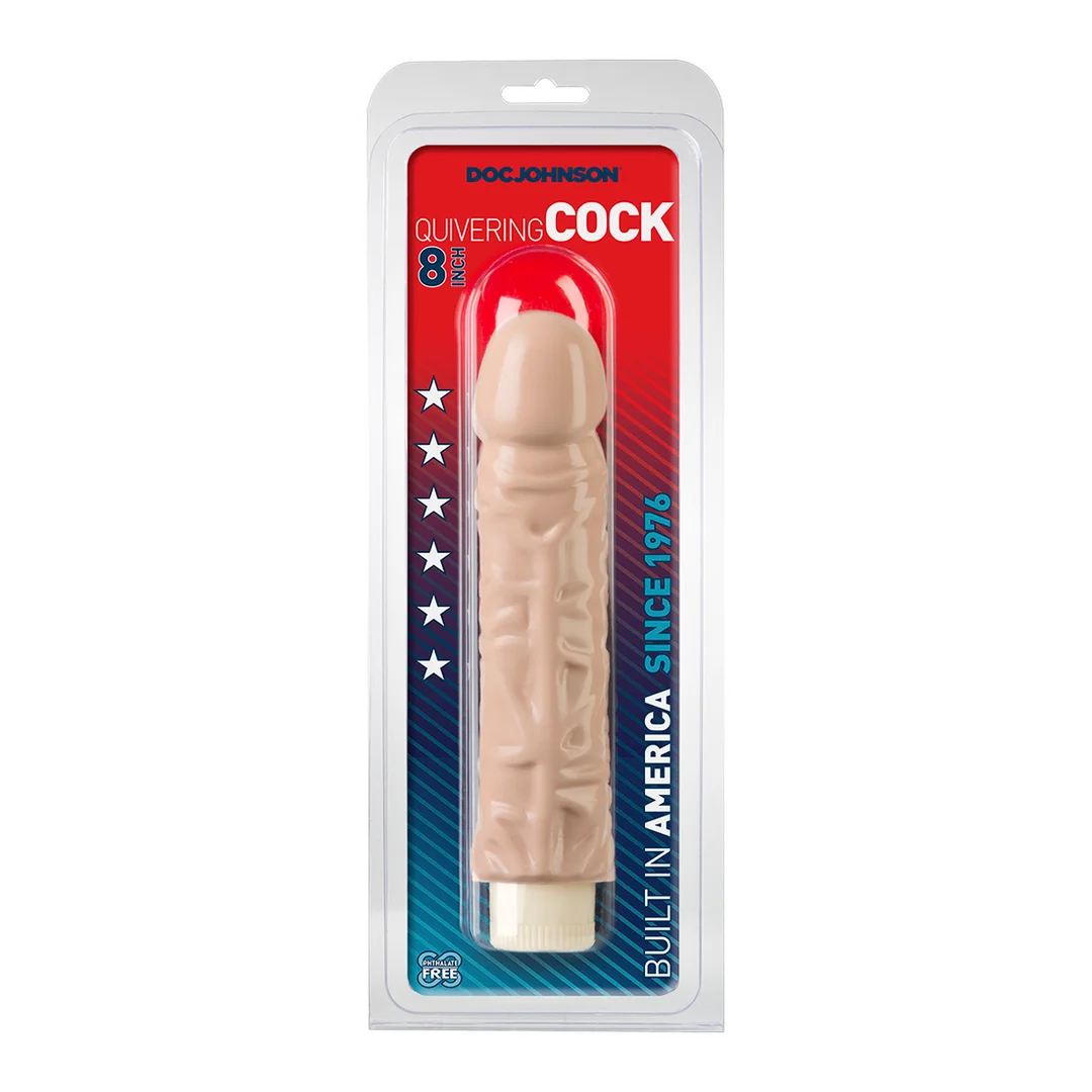 Vibromasseur multispeed Quivering Cock de Doc Johnson – Image 1
