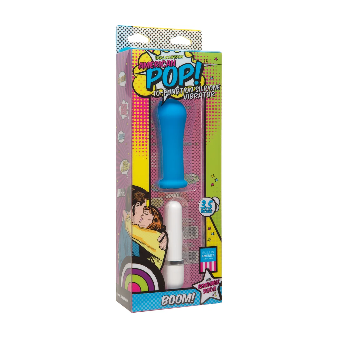 0500-31-BX-2 Vibromasseur • 10 modes et étanche • American Pop Boom (Doc Johnson) – Image 1