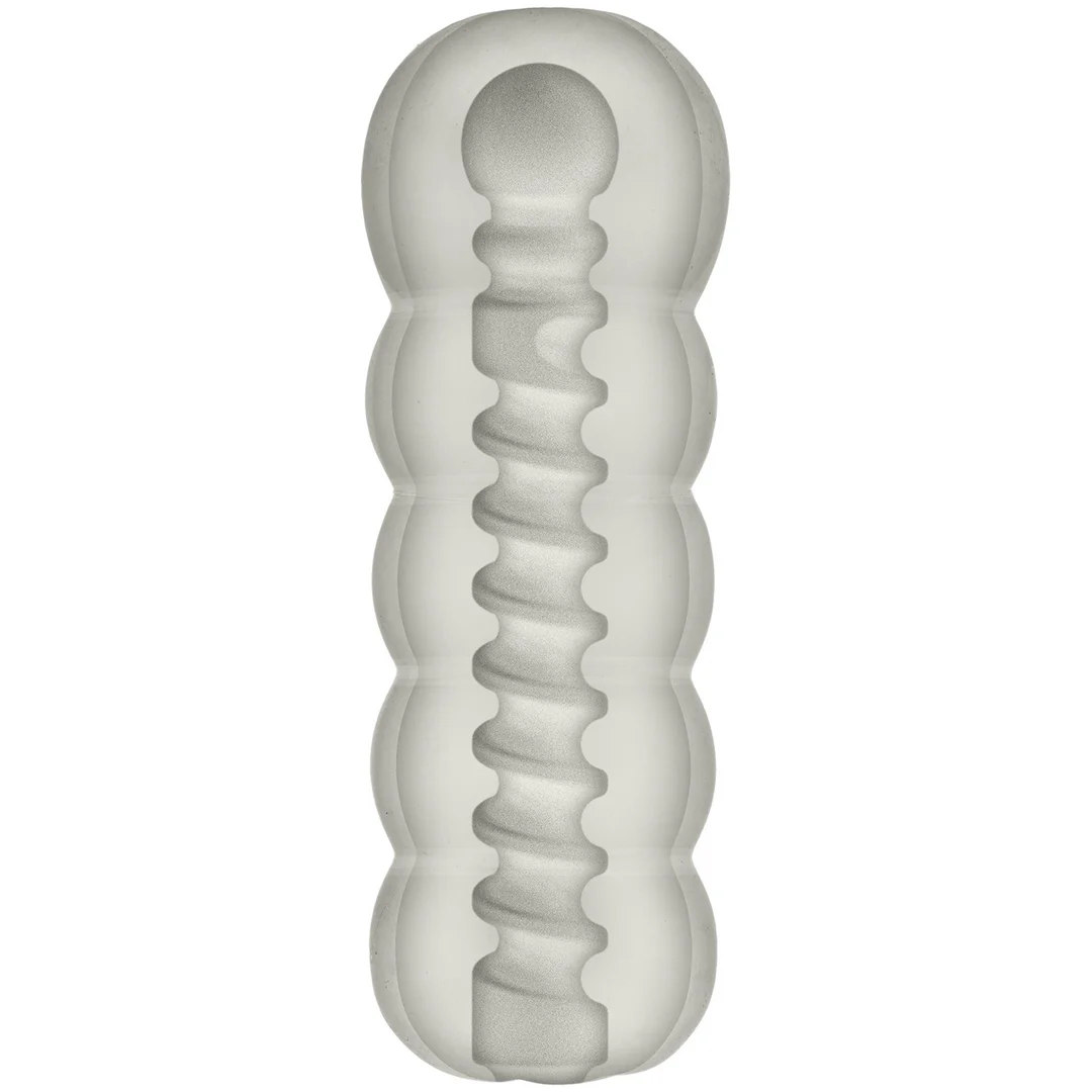 Masturbateur anal à nervures en spirale – 9 / 22 cm – Image 4