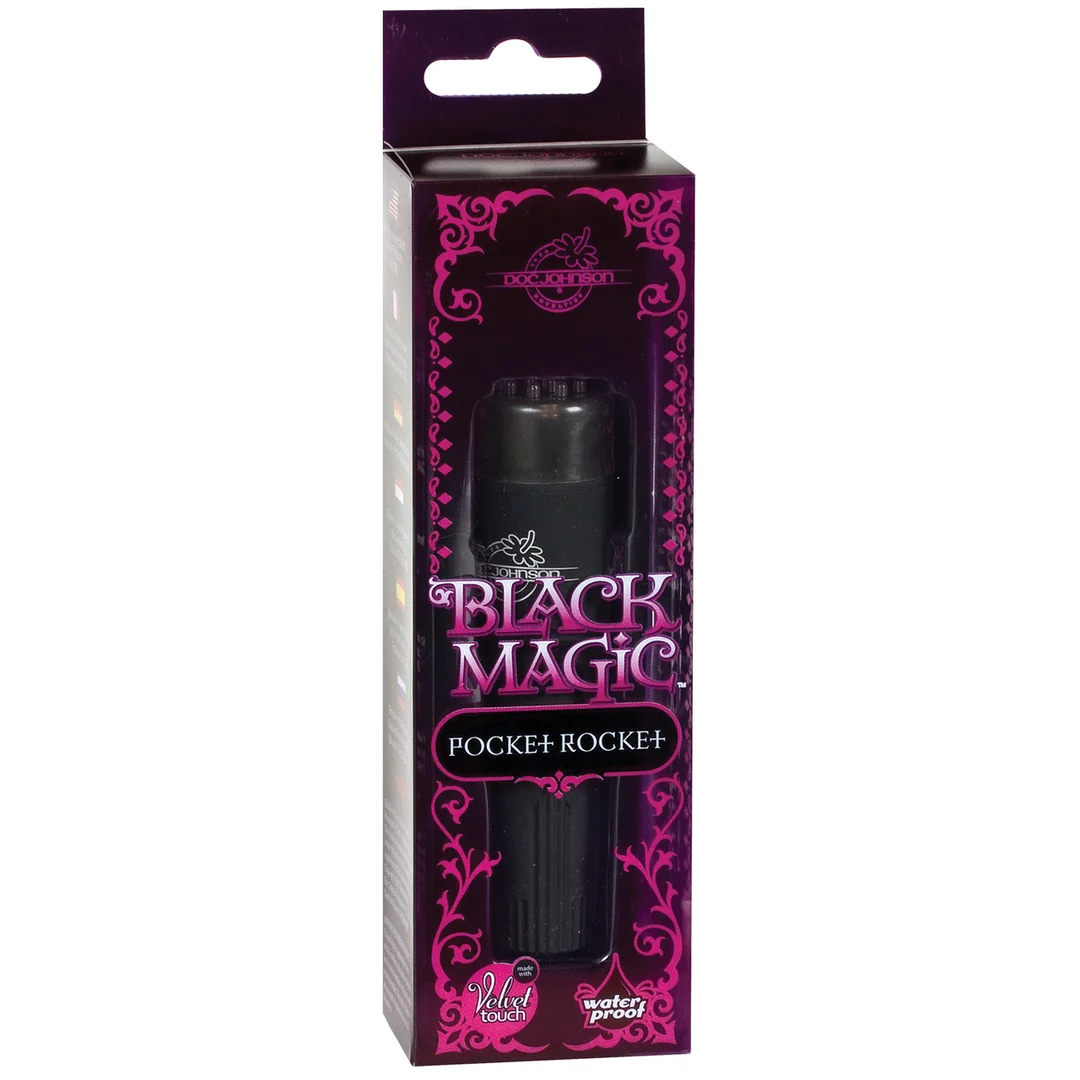 Doc Johnson Black Magic Pocket Rocket – Image 1