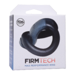 Anneau pénien ultra extensible en TPE – Noir et bleu