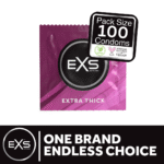 Préservatifs EXS Extra Thick, 100 pièces – Image 2