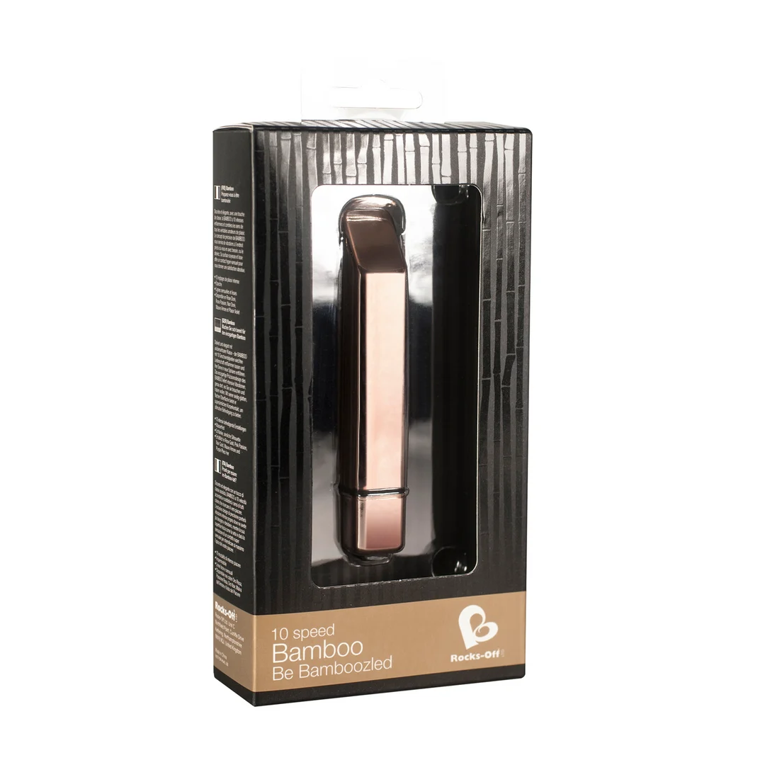 Mini vibromasseur – 10 modes et étanche – Bamboe Rocks-Off – Image 1