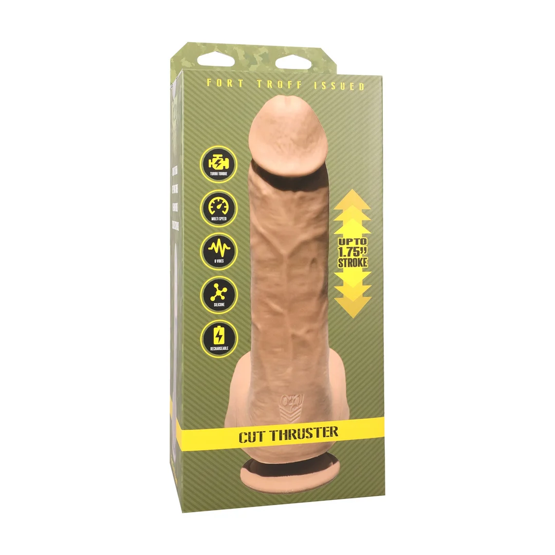 1100-30-BX-2 Vibromasseur à poussée Doc Johnson Cut Thruster – Image 1