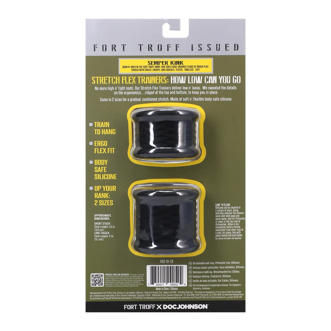 Stretch Flex Trainers noirs – Image 2