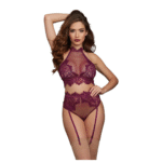 Ensemble porte jarretelles avec bralette pour une lingerie sexy et un style séduisant – Dreamgirls – Image 4