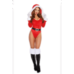 Costume de Noël avec body à capuche pour jeu de rôle en lingerie | SexyPlus – Image 2
