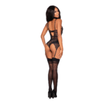 Ensemble porte jarretelles en dentelle à la coupe séduisante pour les courbes – Dreamgirls – Image 7