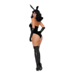 Costume de lingerie de jeu de rôle avec harnais lapin pour une tenue de fête séduisante, LIN – Image 5