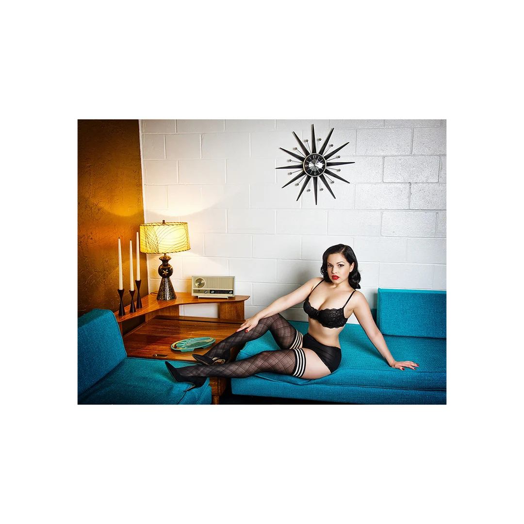 Bas cuissardes noirs Tiffany – Image 10