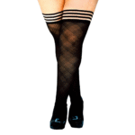 Bas cuissardes noirs Tiffany – Image 15