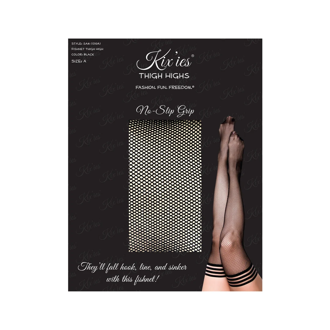 1310C-BLK-2 Bas hauts sur la cuisse Kix'ies Sam – Image 1