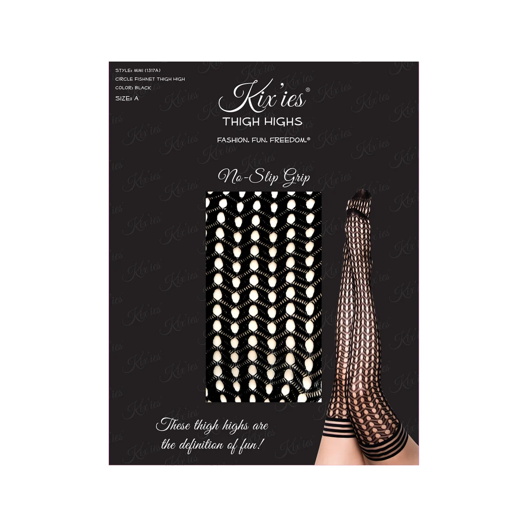 Bas autofixants noirs Kix'ies Mimi – Image 13