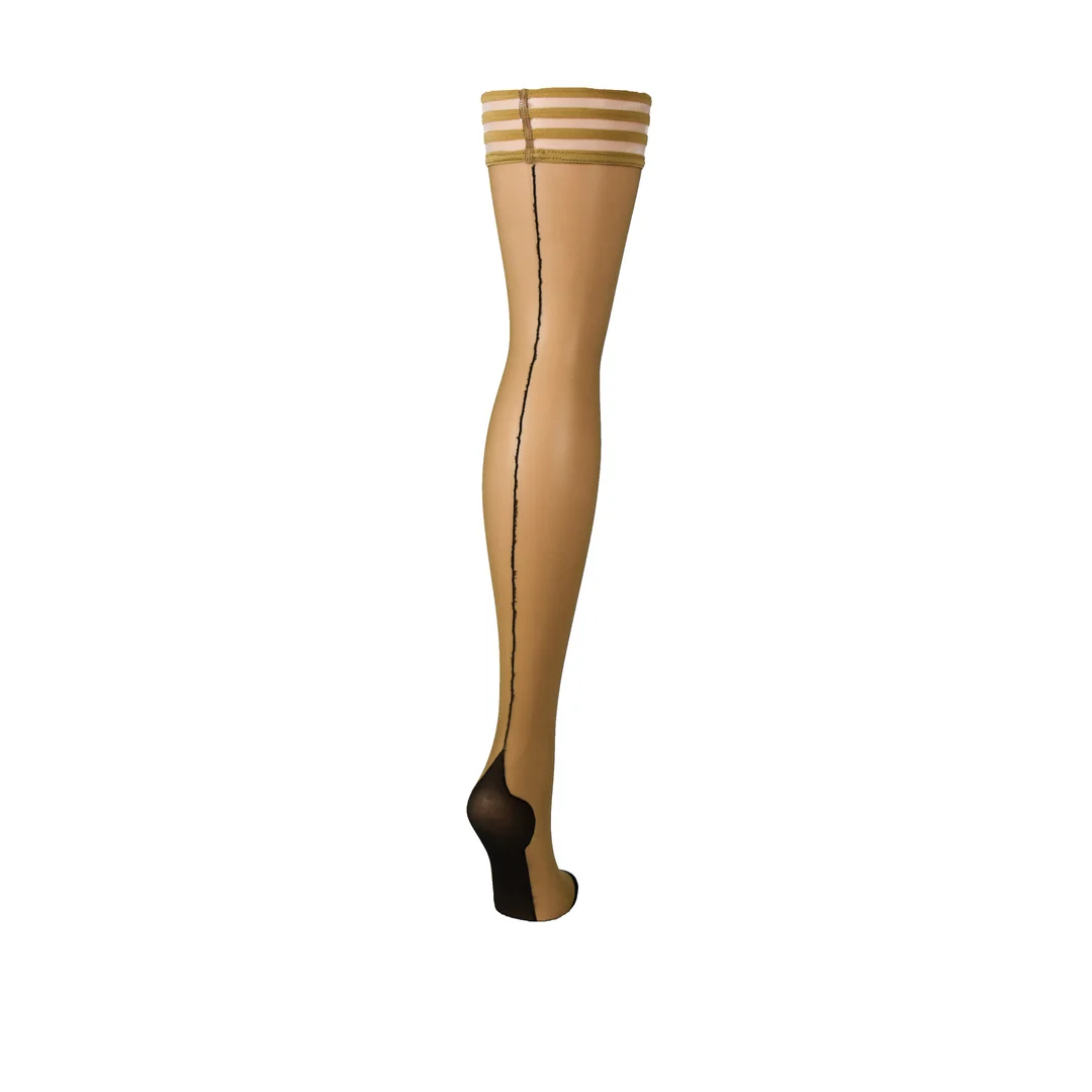 Bas autofixants Kix'ies Ruby couleur nude – Image 6